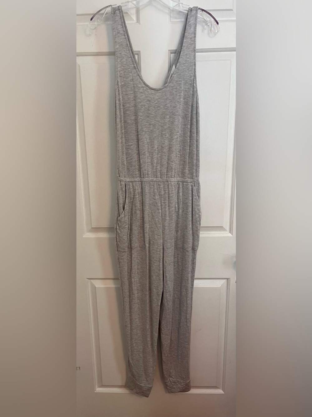 Market & Spruce Light Gray Lounge jumpsuit